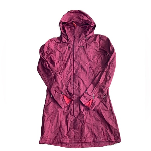 Kuhl Women's Pink Lena Trench Coat Jacket Size Small